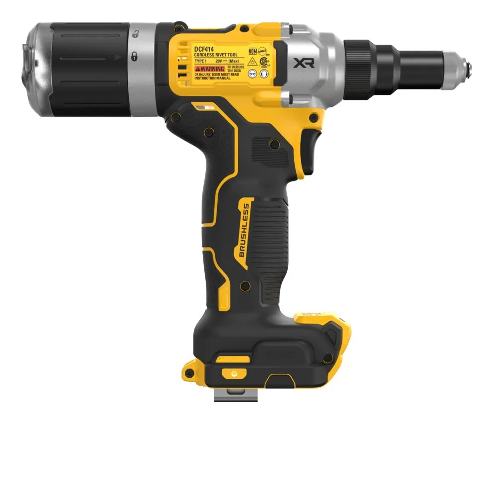 DeWALT DCF414B 20V MAX XR 1/4" Brushless Cordless Rivet Tool - Bare Tool