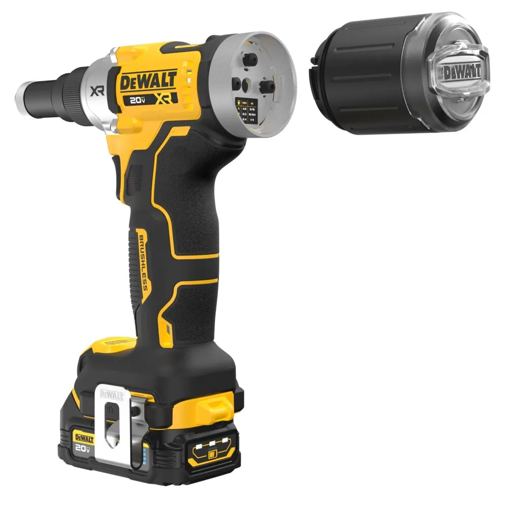 DeWALT DCF414B 20V MAX XR 1/4" Brushless Cordless Rivet Tool - Bare Tool