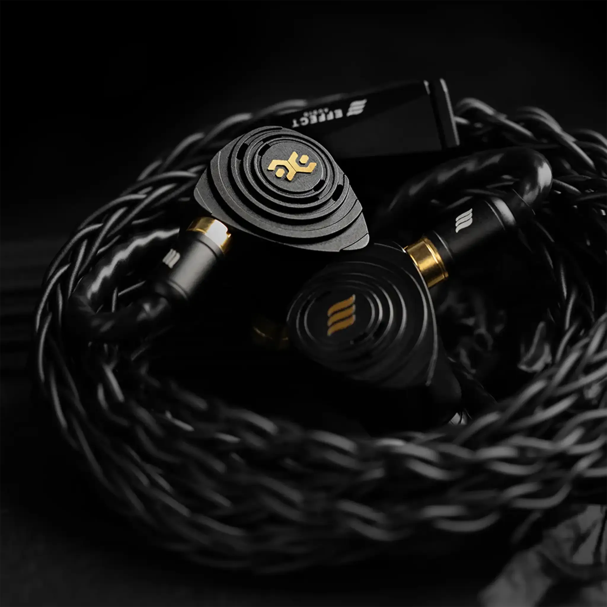 Effect Audio x Elysian Acoustic Labs Pilgrim Noir | Hybrid Universal IEMs