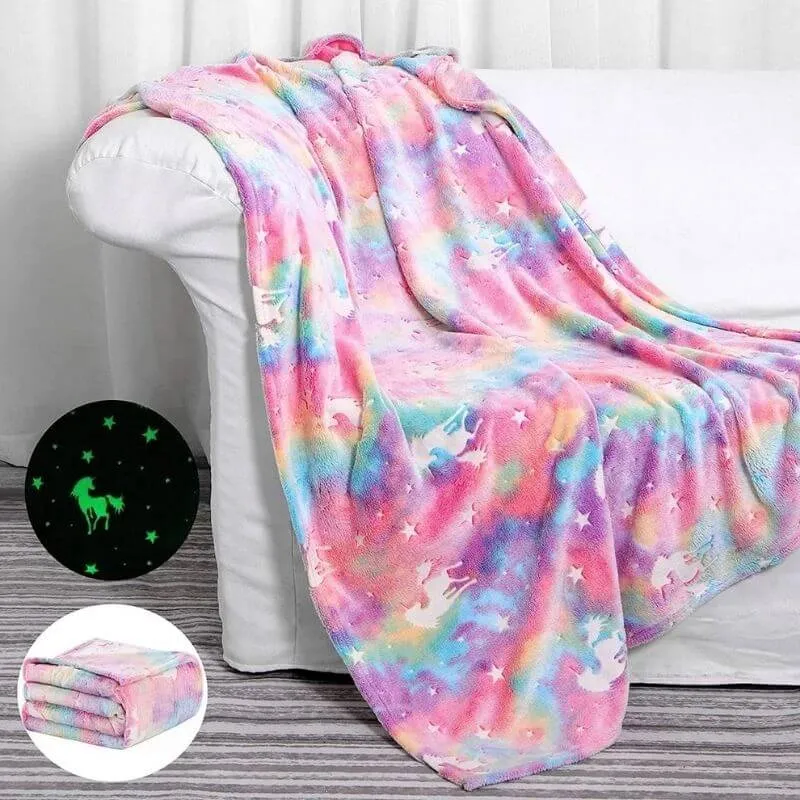 Glow in The Dark Throw Blanket - B105 - Premium Blanket