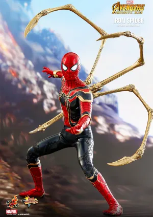 HOT TOYS MARVEL  AVENGERS INFINITY WAR IRON SPIDER COLLECTIBLE FIGURE 1/6TH SCALE - MMS482