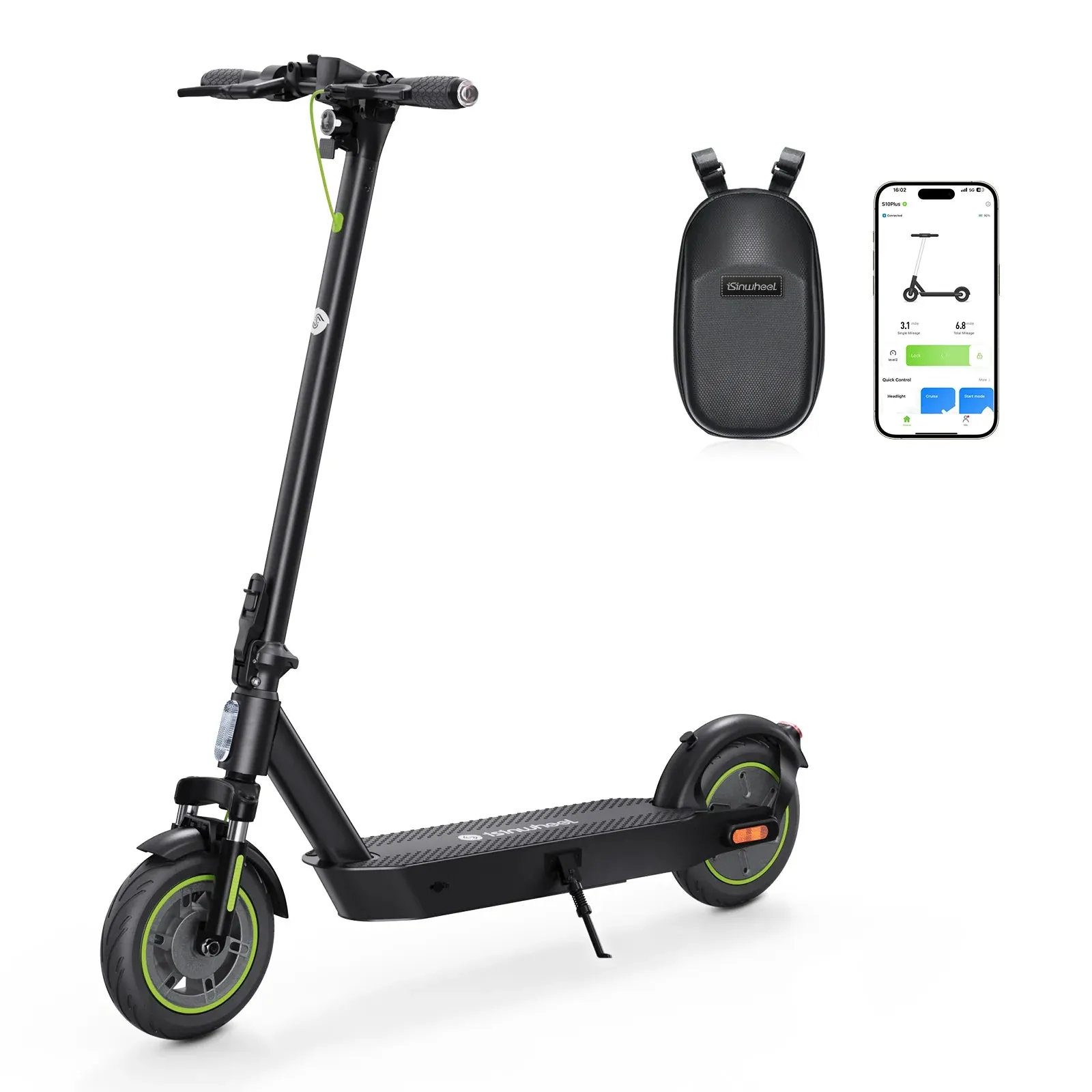 isinwheel S10Plus 750W Electric Scooter 750W | 42V 15Ah | 21MPH | 30~38Miles - Financing Available!