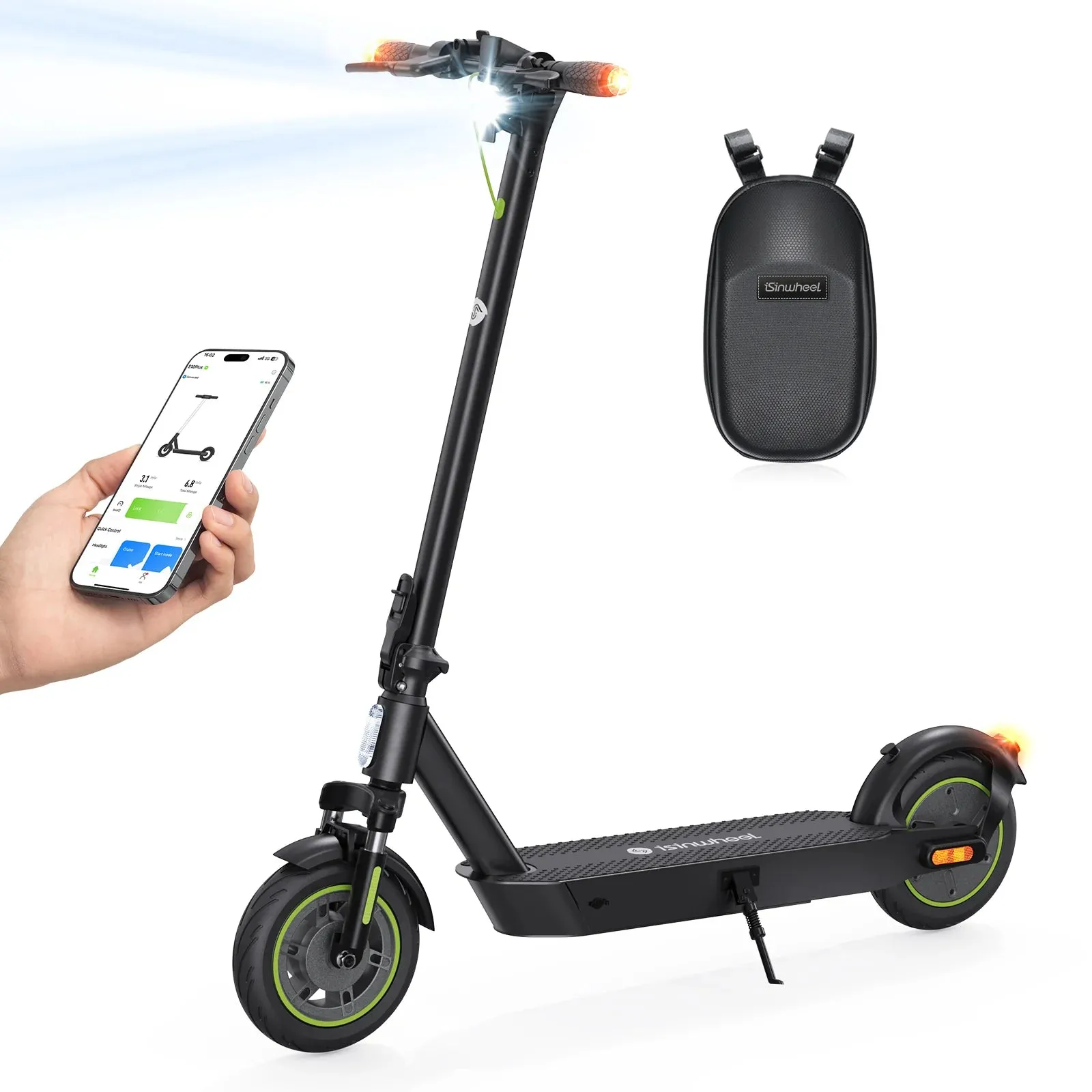 isinwheel S10Plus 750W Electric Scooter 750W | 42V 15Ah | 21MPH | 30~38Miles - Financing Available!