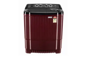 LG 8.5KG P8535SDAZ Semi Automatic Top Load Washing Machine, Roller Jet Pulsator   Soak, Burgundy