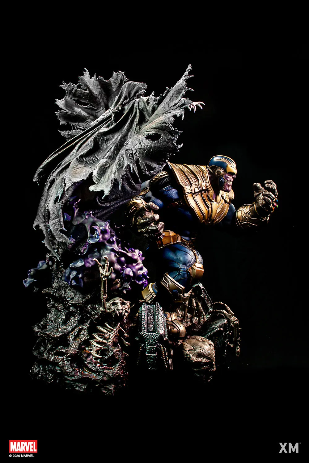 XM STUDIOS MARVEL THANOS WITH LADY DEATH 1/4 SCALE