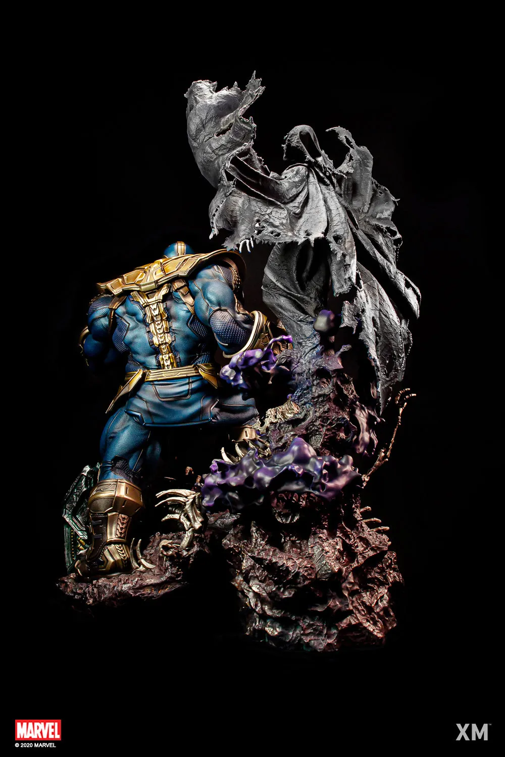 XM STUDIOS MARVEL THANOS WITH LADY DEATH 1/4 SCALE