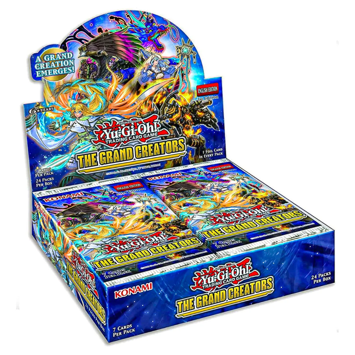 Yu-Gi-Oh! Trading Card Game The Grand Creators Booster 24 Pack Box