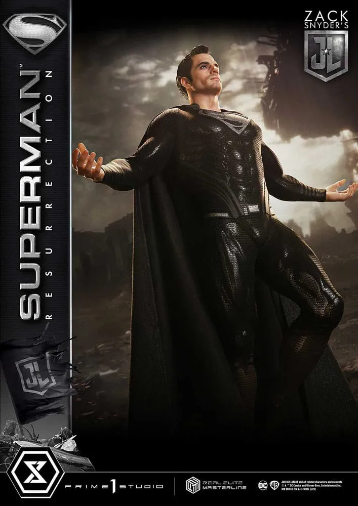 Zack Snyder's Justice League Real Elite Masterline Series Statue 1/3 Superman Resurrection Deluxe Ver. 95 cm